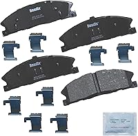 Vista 117 de Pastillas de Freno Delanteras Cerámicas Bendix Priority1 CFC430A para Modelos Selectos INFINITI G35, I30, Nissan 350Z, Altima, Juke, Maxima, Sentra