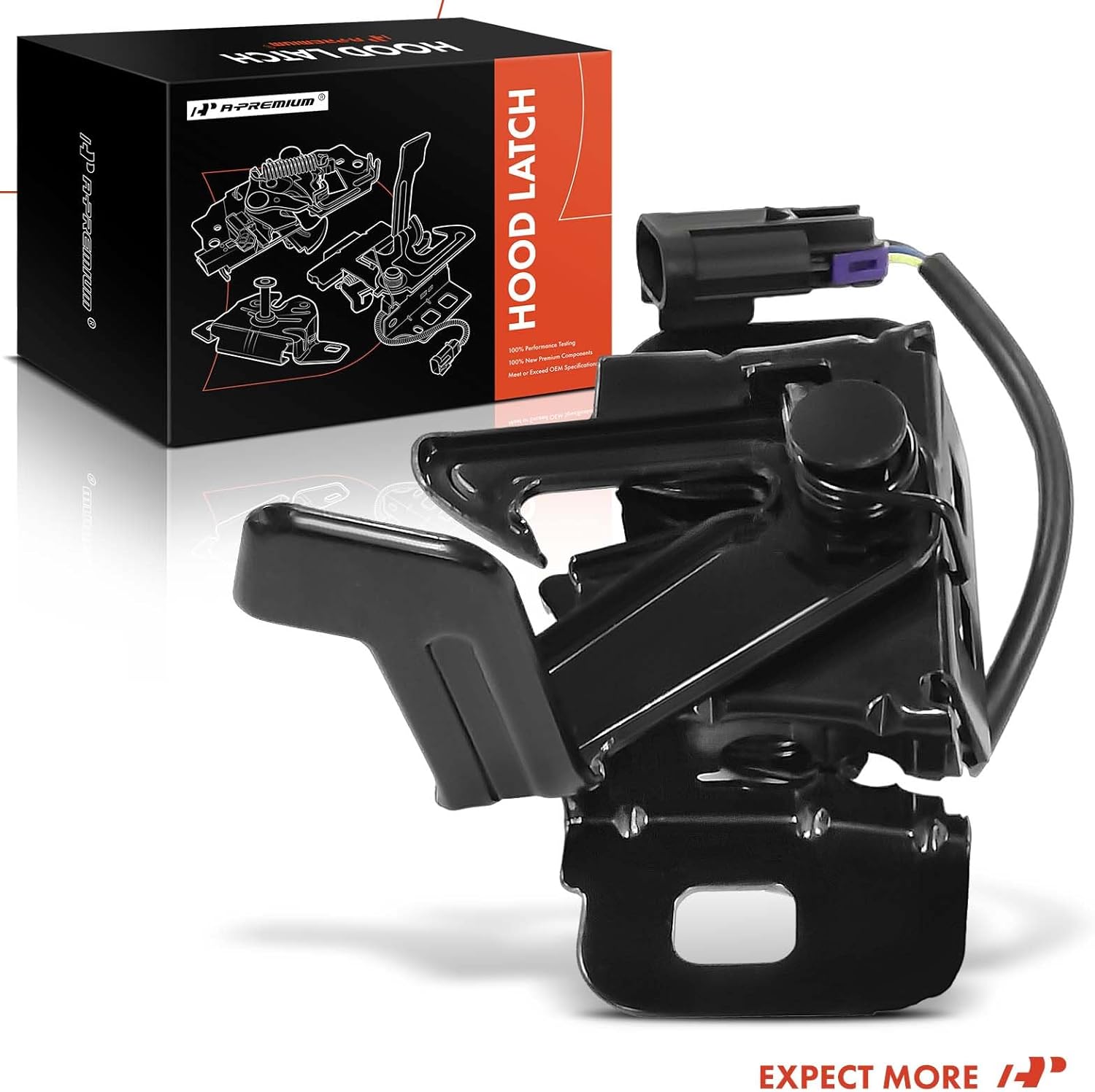 A-Premium Hood Latch Lock Compatible with Chevrolet Chevy Camaro 2010-2011, Front Hood Lock Engine Bonnet Latch Assembly