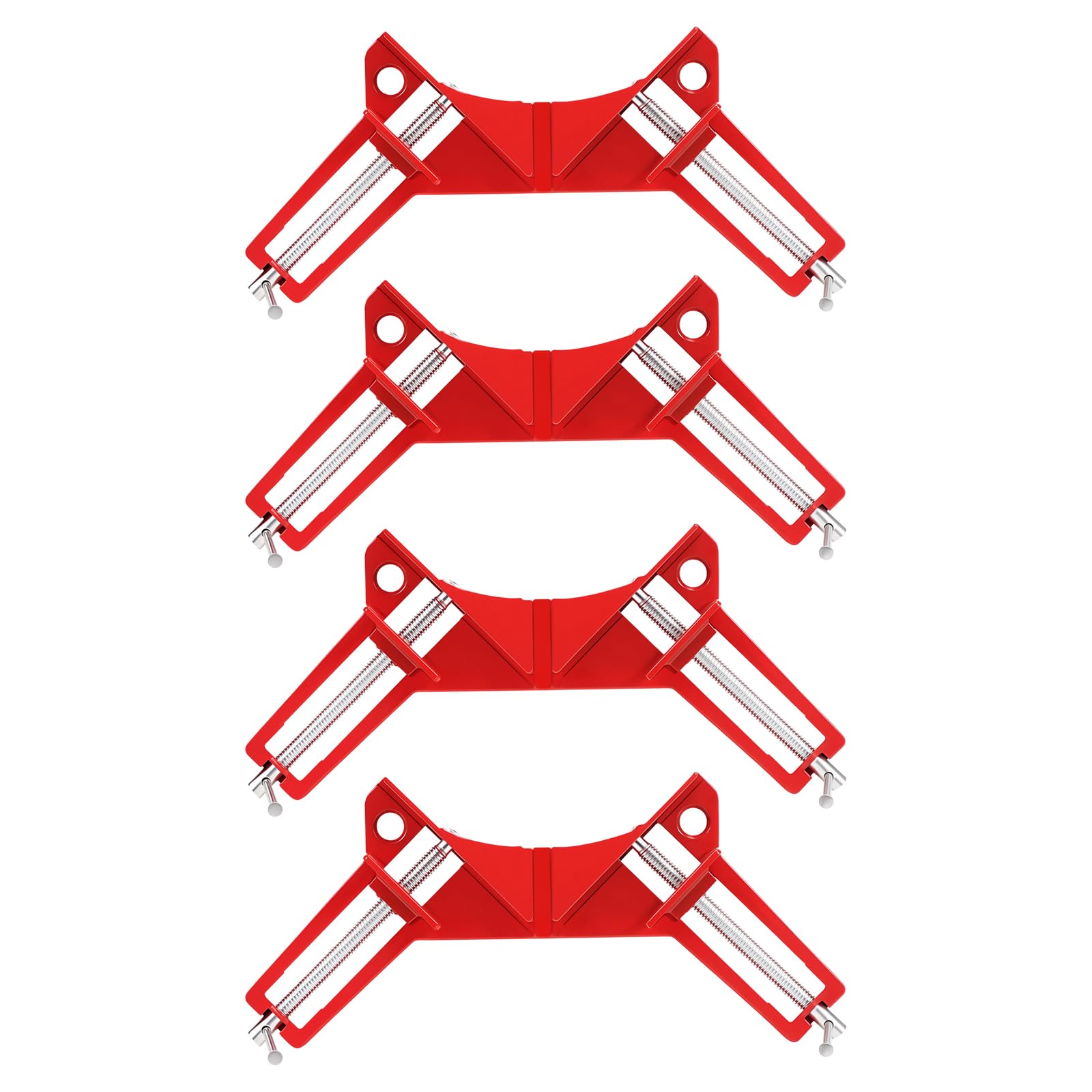 Zbiianxer A Ccuracy 90 Degree Woodworking Clamp Multipurpose Fixing Clamp For Seamless Joints Nd Ccurate Drilling Lignment Strong Metal