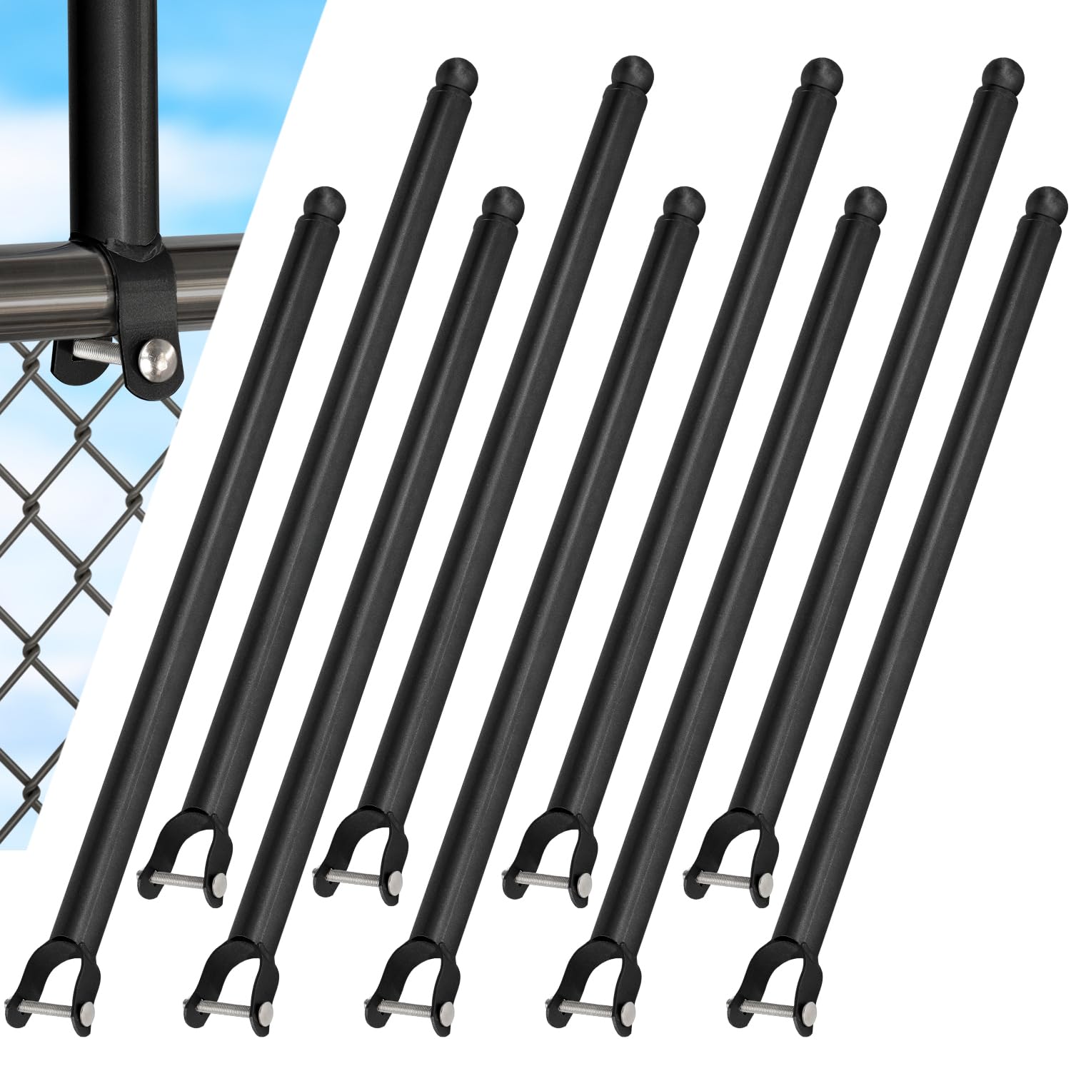 WIMART 25.2 Chain Link Fence Extension