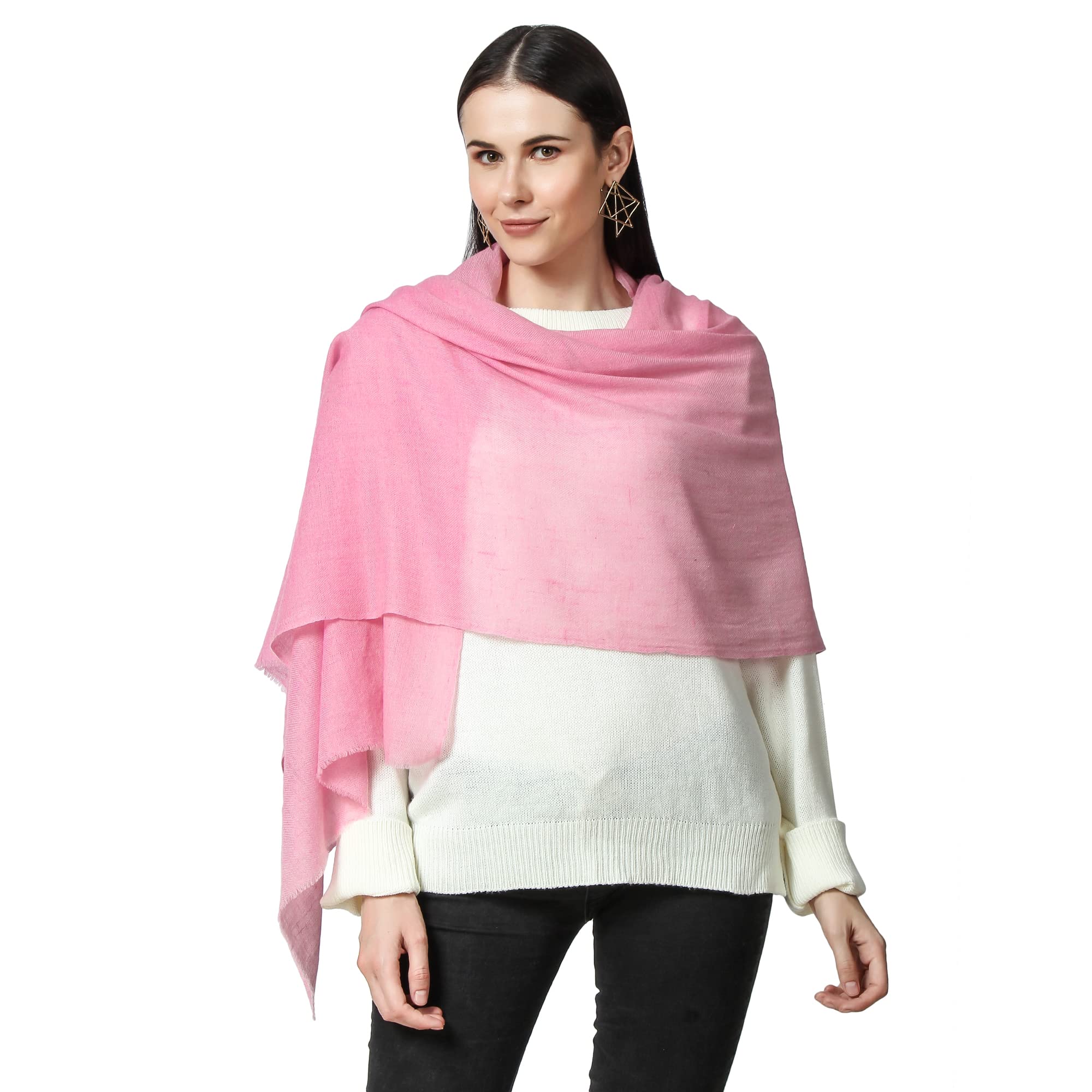 PASHWRAP100% Himalayan Cashmere Wrap | Lightweight Cashmere Scarf | Ultra Thin Kashmiri Pashmina Shawl | Ideal For Travel