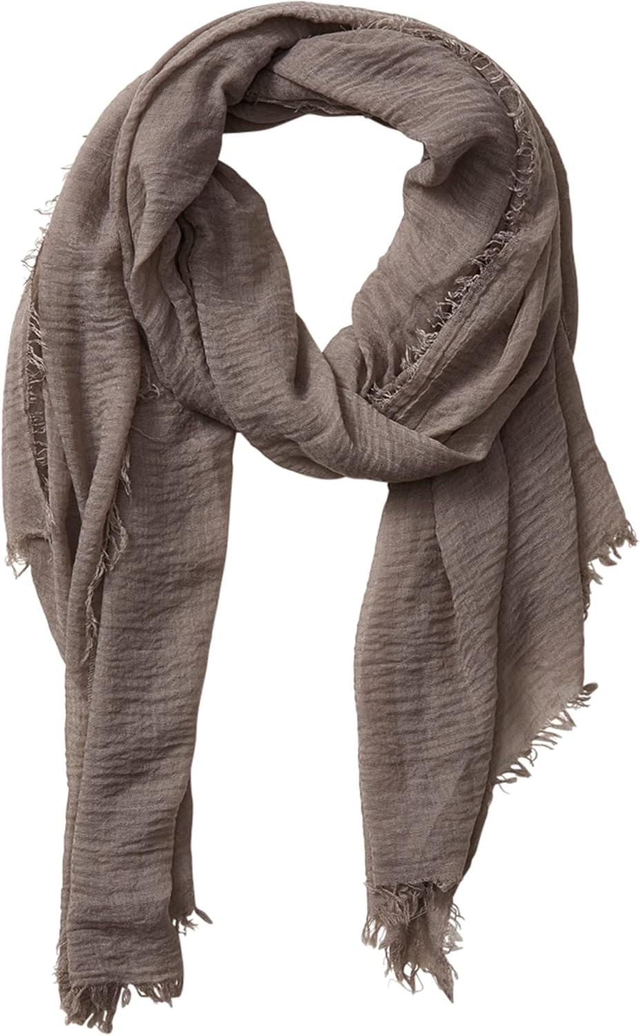 Hadley Wren womens Classic Soft Solid Lightweight Oblong Scarf