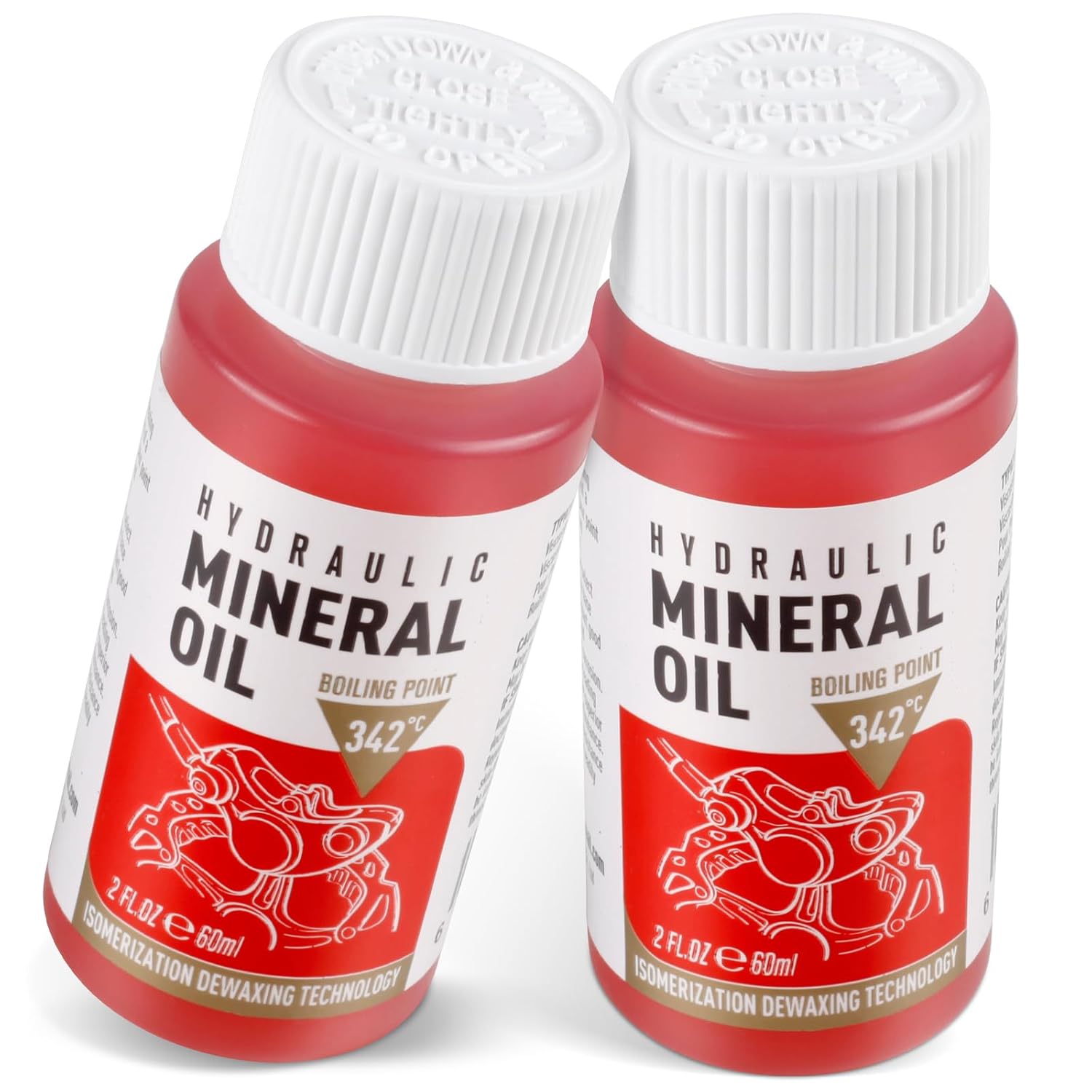 YOUMAYSTORY High Performance Mineral Oil Brake Fluid 120 ml (2 × 60 ml)