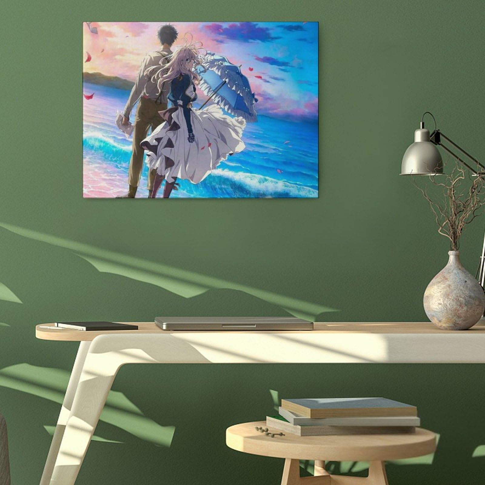 Amazon.co.jp: ヴァイオレットエヴァーガーデン イラスト 掛け絵