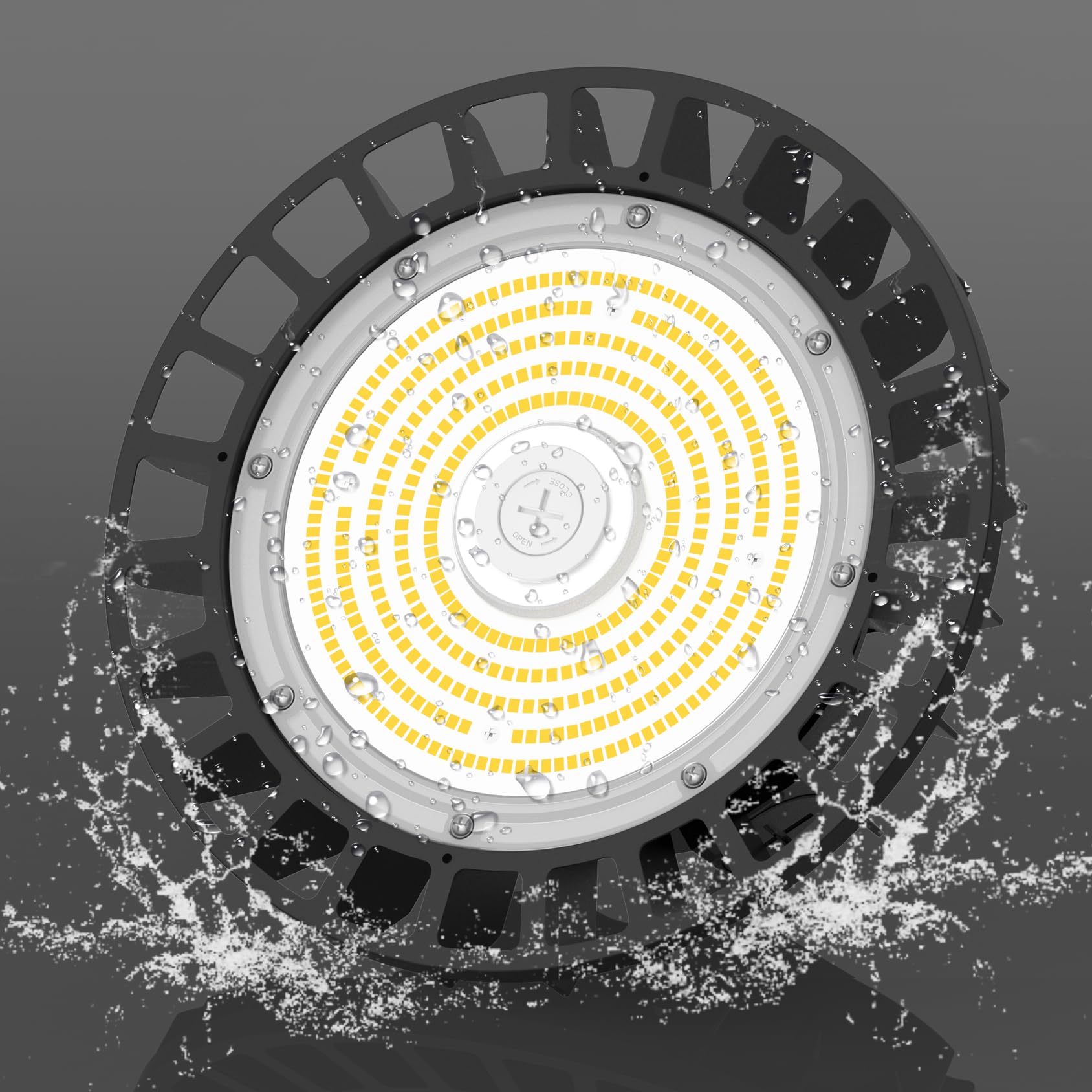 18-Pack Low Bay Light 150W Power-Selectable 120W 90W Highbay UFO LED High Bay Shop Light 4500K 5000K 5700K — view 20