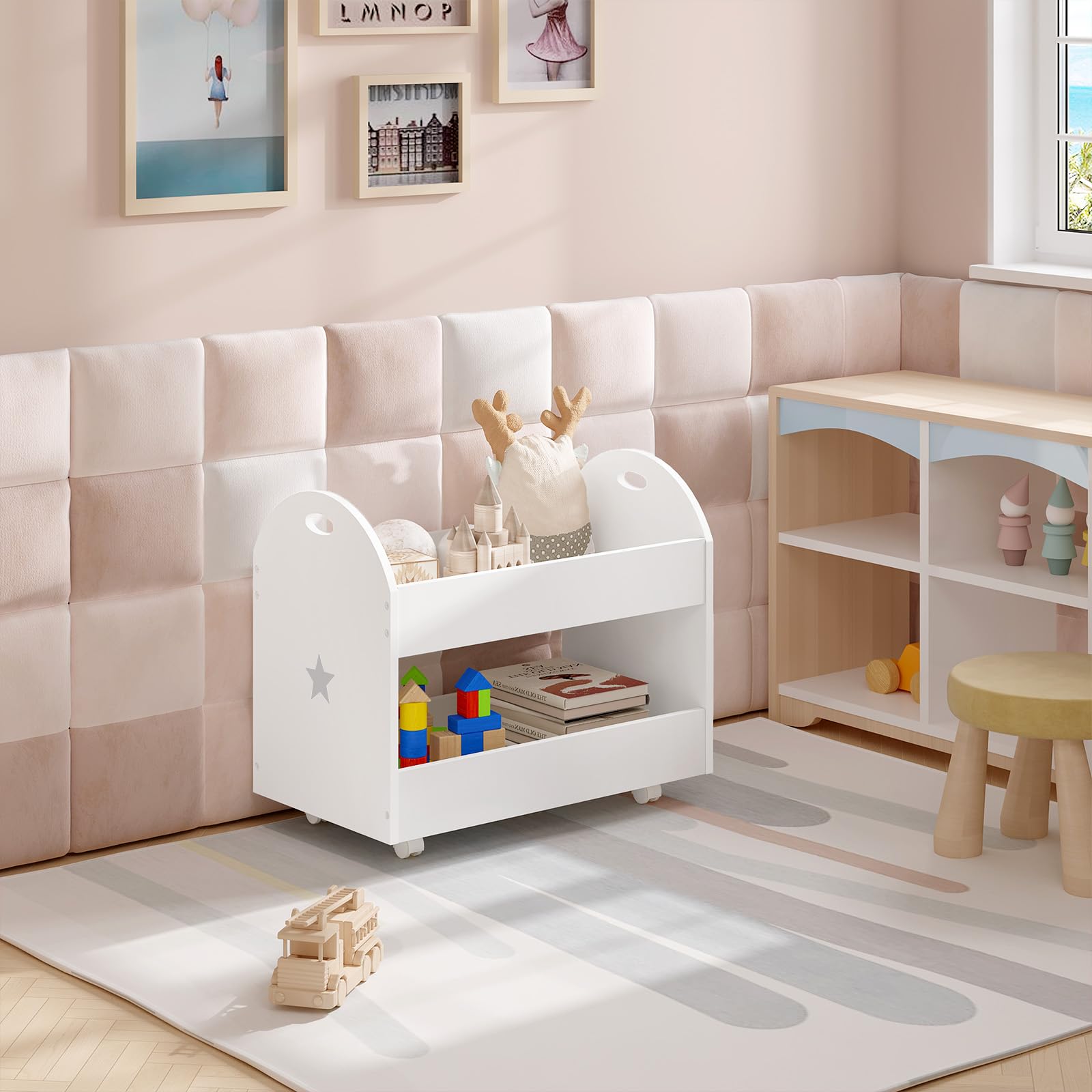 Coffre À Jouets Xxl Sur Roulettes: Licorne - Coffre à jouets Coffre À Jouets Xxl Sur Roulettes: Licorne - Coffre à jouets