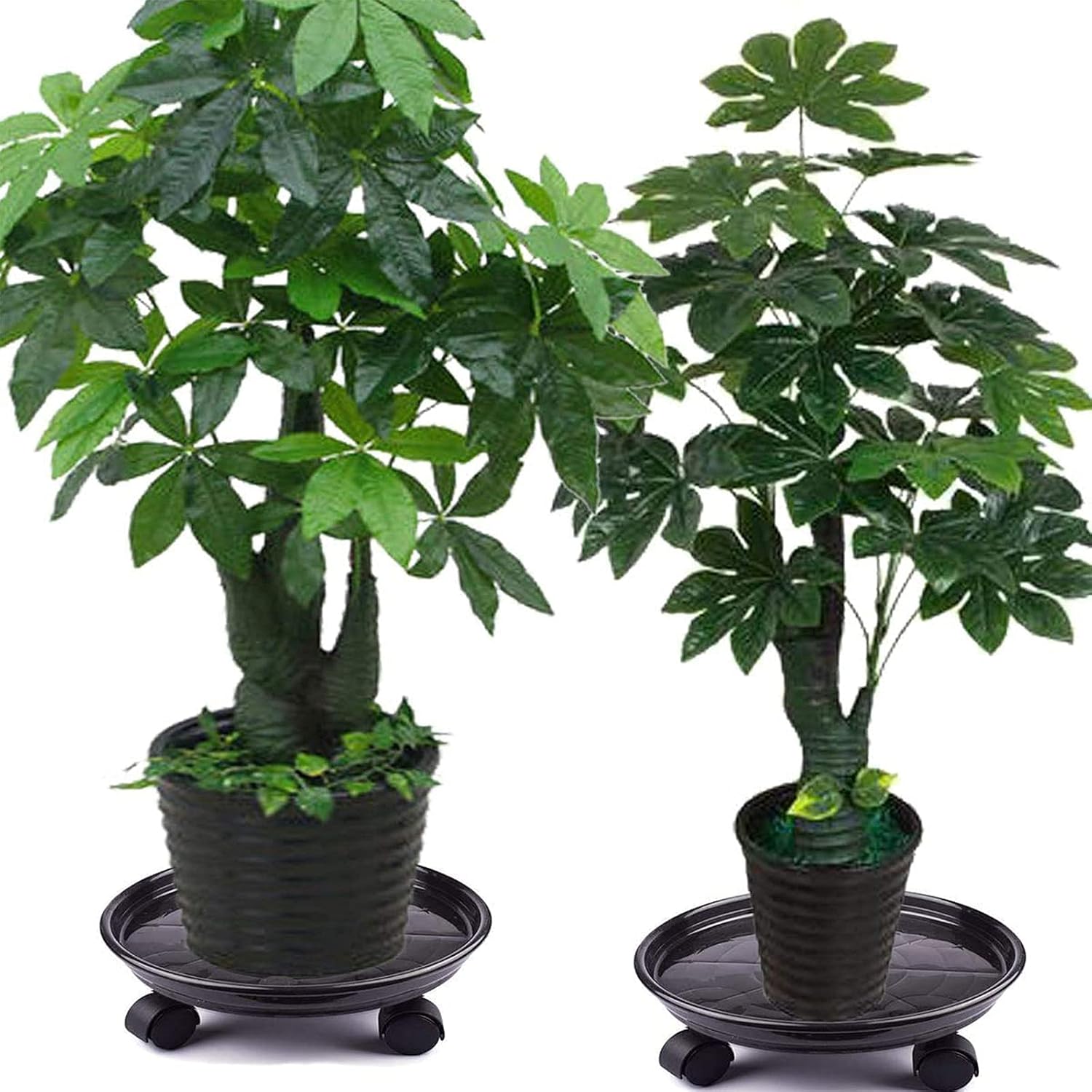 Plant Caddy with Wheels, Heavy Duty Plant Stand, Flower Pot Mover Garden Patio Planter Plant Tray/27Cm/10.6In