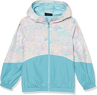 Under Armour Girl's Woven Printed Full Zip Jacket Warmup Tops