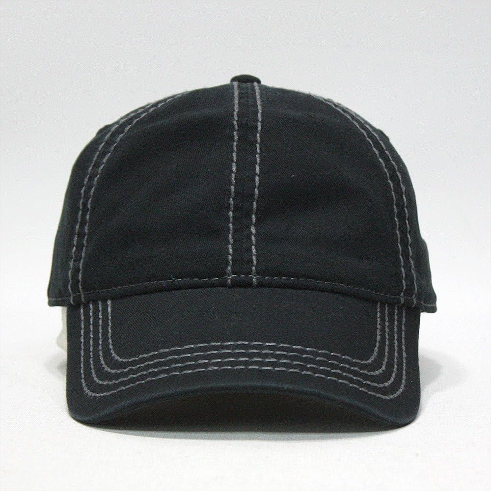 Clasic Blank Heavy Stitch Cotton Dad Hat – Adjustable Everyday Baseball Cap, Classic Twill Casual Hat for Men & Women - Image 2