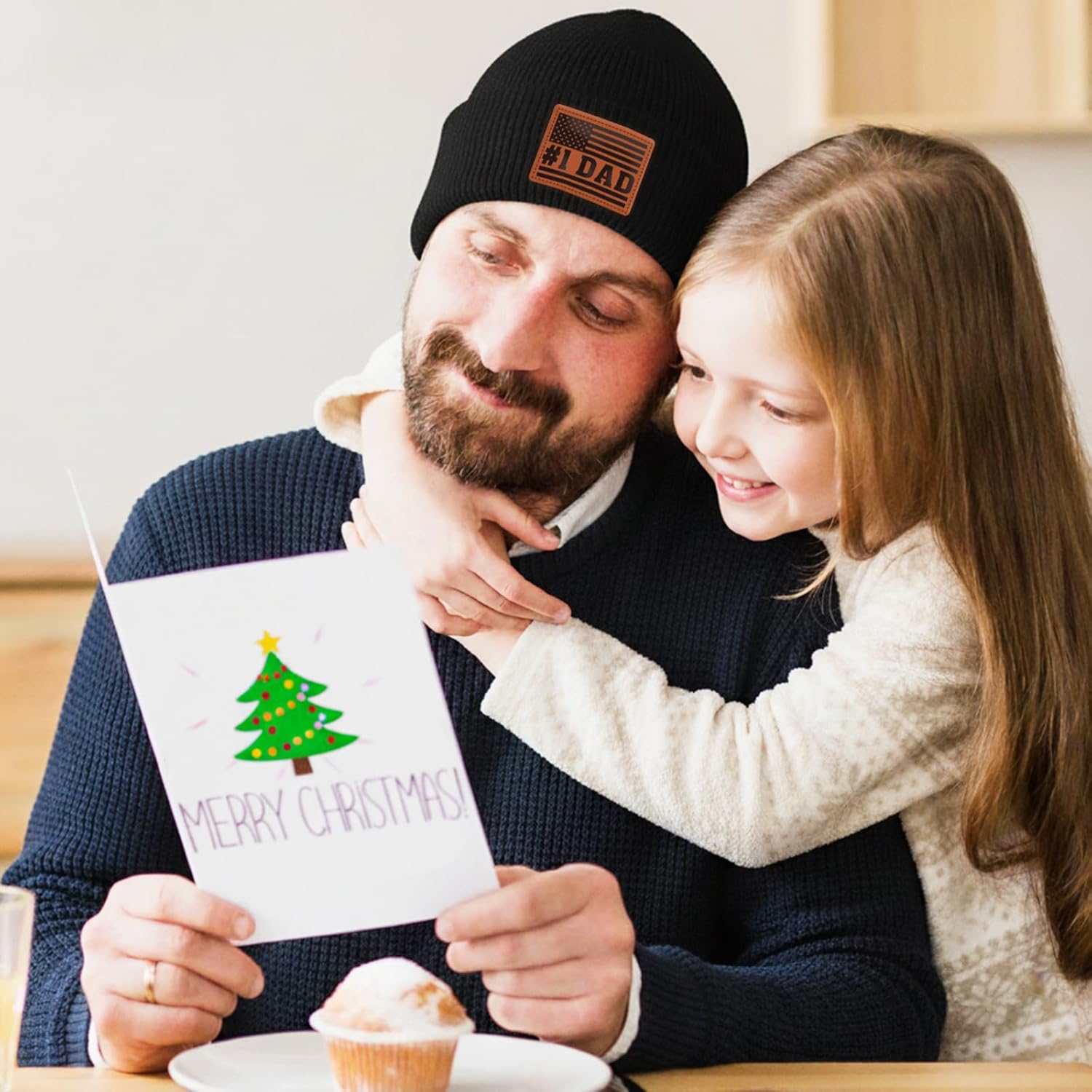 Gifts for Dad from Daughter Son, Winter Hat Beanie for Men Father, Christmas Birthday Gift for Husband from Wife - Image 5
