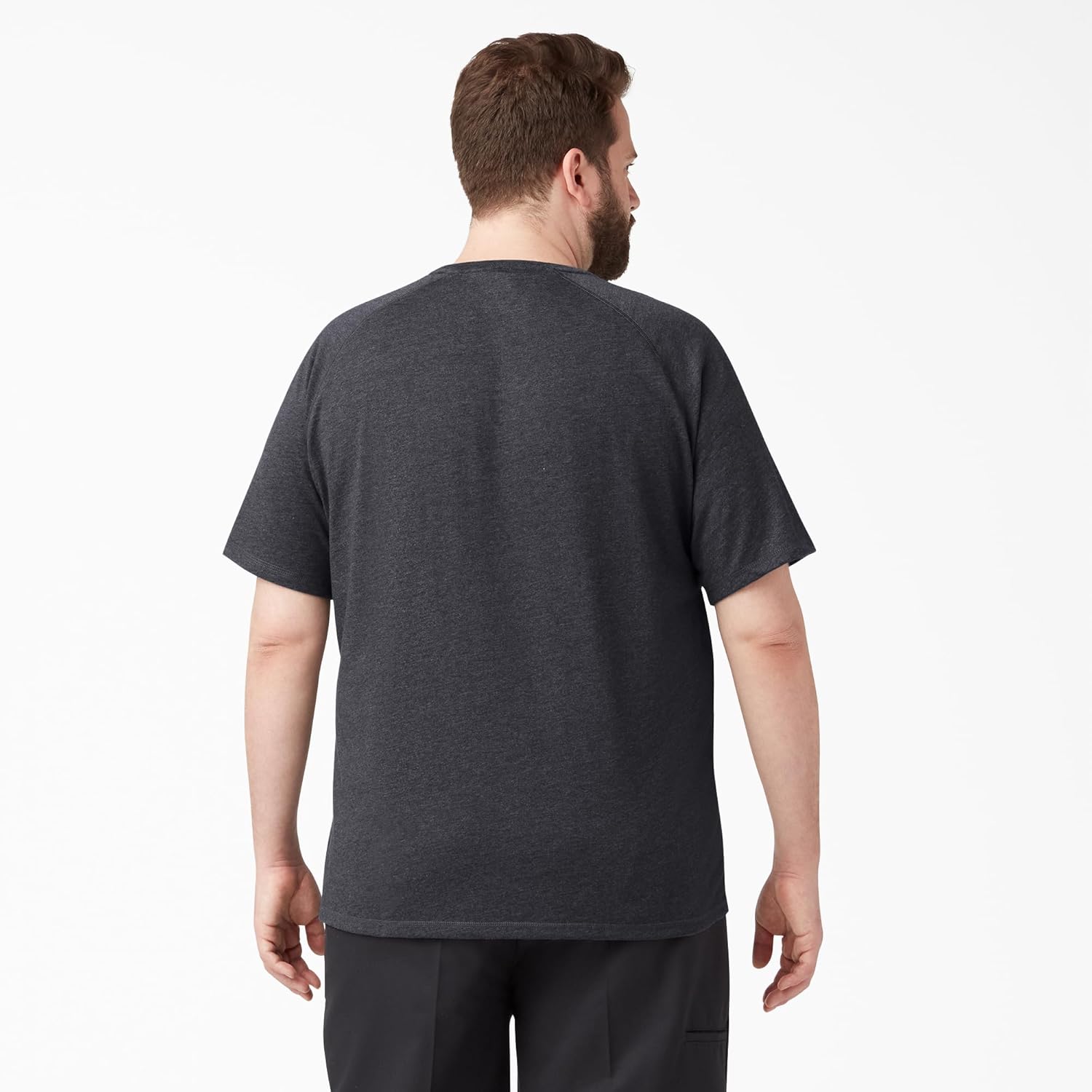 Dickies Cooling Short Sleeve Pocket T-Shirt, Knit Black Heather, 4T - Image 2