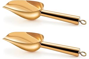 TeamFar 2-Piece Mini Stainless Steel Scoop Set