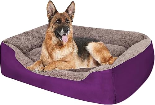 Miniatura 1 de PUPPBUDD - Cama ortopédica para perros grandes, rectangular, lavable, cómoda, transpirable, tipo sofá y cálida