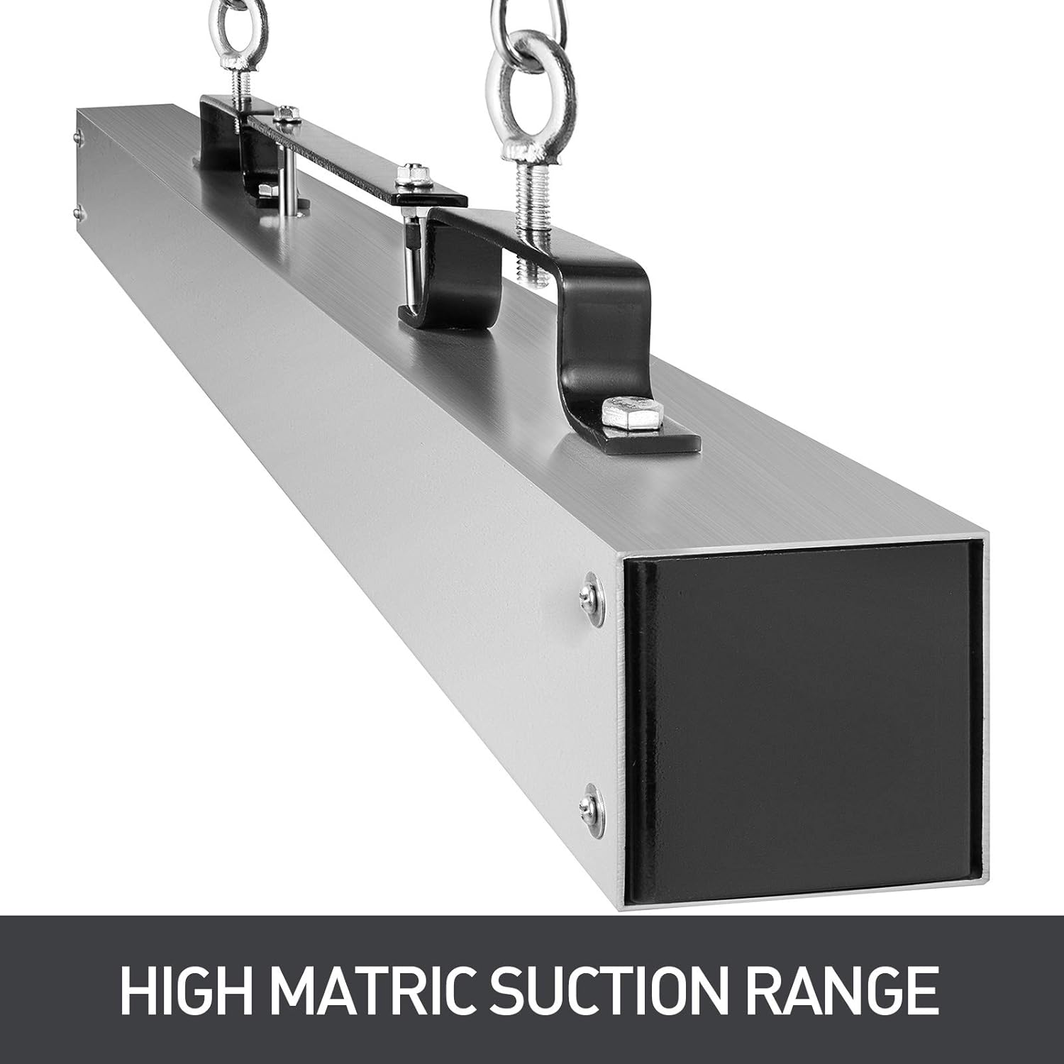 Creative Product Mophorn Magnetic Sweeper 60inch Magnet Sweeper 77LBS Magnetic Forklift Sweeper Aluminium Surface Industrial Magnets Steel Material Hunting Accessories for Picking Up Nails, Bolts, Iron Chips