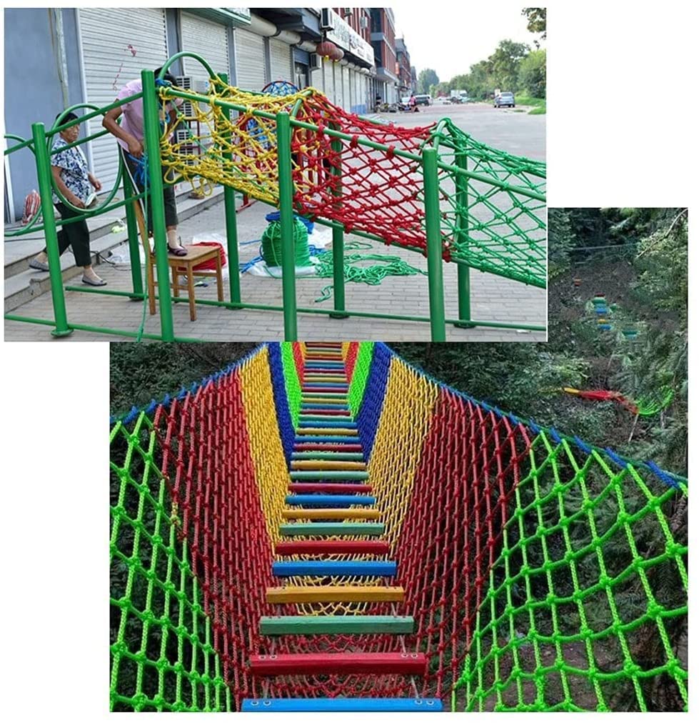 Red De Escalada De Cuerda De Yute Para Interior Y Exterior – Multiusos, 6 Mm, Malla 10 Cm