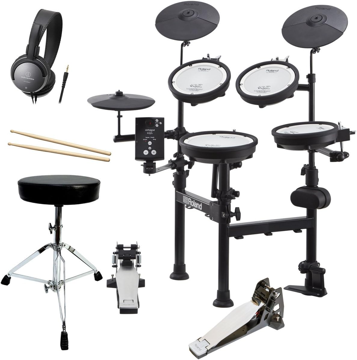 Roland TD-1DMK＋KT-9キックトリガーペダル＋ライトシンバル Amazon.com: Roland KT-9 Beaterless Kick Trigger Pedal