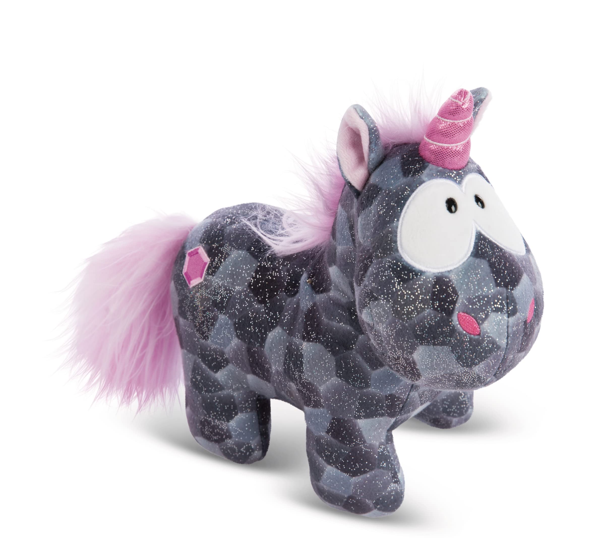 NICI Soft Toy Diamond Dust 22 cm – Unicorn cuddly toys for girls, boys & babies – Fluffy stuffed animal to cuddle and play with – Cosy plush animals