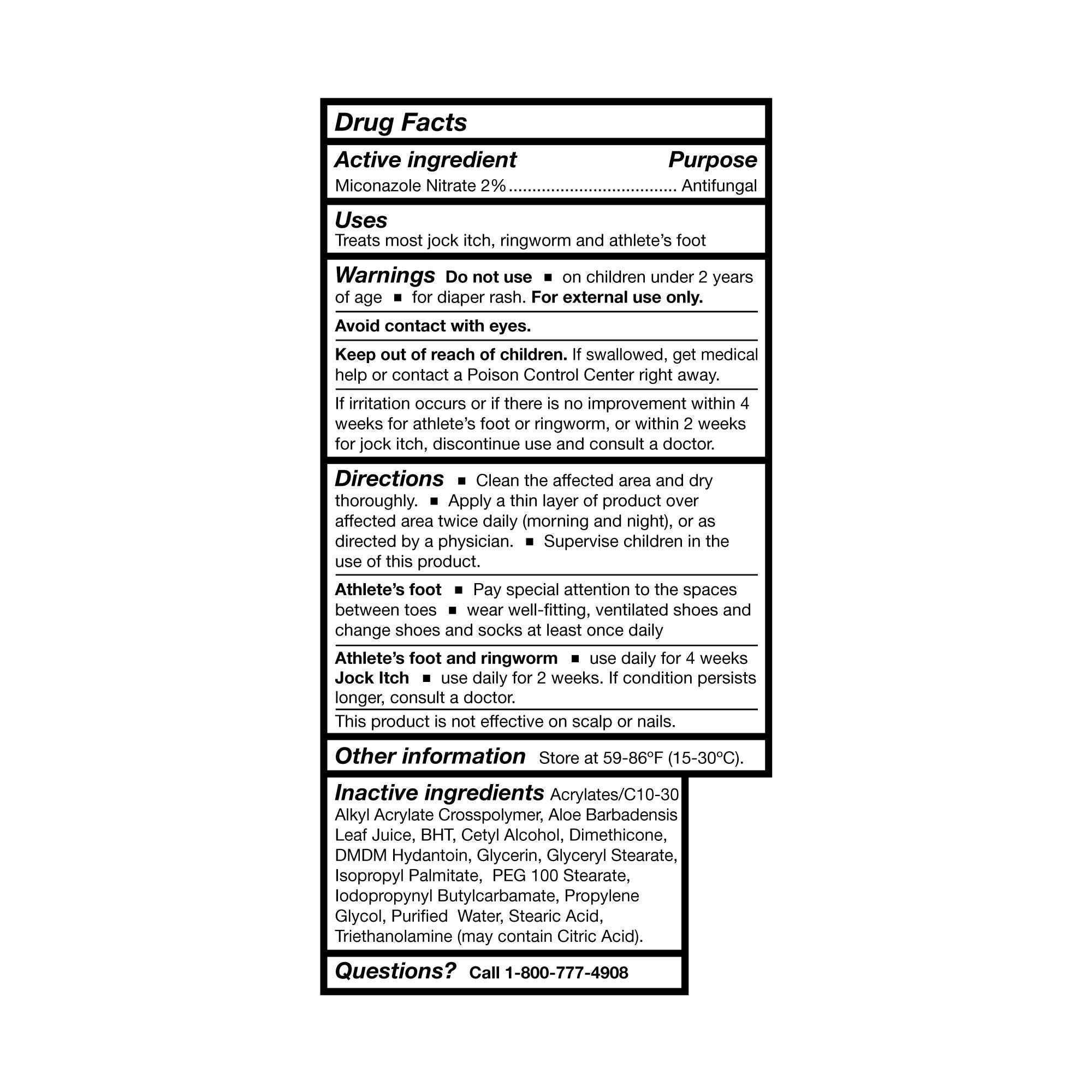McKesson Antifungal Cream, 2% Miconazole Nitrate, Burning, 4 oz, 1 ct — Amazon image 2
