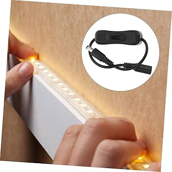 Amazon.co.jp : NULYLU 4個 電源スイッチケーブル LEDライト用