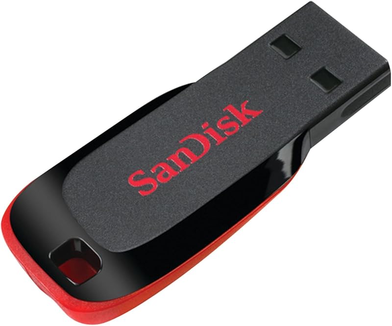 SANDISK 64GB Cruzer Blade SUPERSPEEDAND USB 2.0 Flash Drive - Black