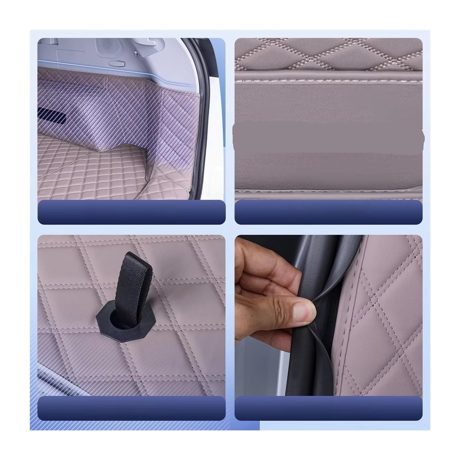 Tapete Maletero Para EBRO Para S800 Para Tiggo 8 Para PRO Para PHEV 2025 Alfombrilla protectora para maletero de coche, accesorios interiores
