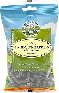 Bellfor Landgut-Happen Hypoallergenic Grain-Free Soft Snacks for Dogs with High Digestibility, No Animal Derivatives. Soft Treat for Dog Training, 200 g (Insects) product image