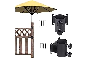Wall Mount Umbrella Holder for Outdoor Umbrella - Patio Stand Mount, Heavy...