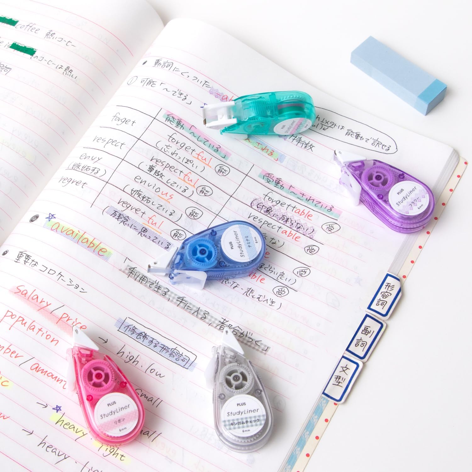 Plus Marker Study Liner StudyLiner Gingham Check 2 Count DC-100-1 51-767x2