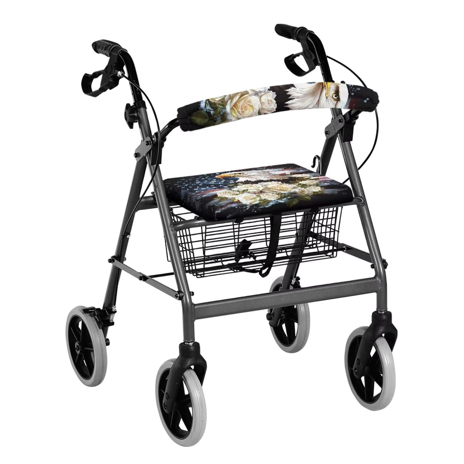 Blue Marble Accessories for Rollator Walkers Pattern Rollator Walker Seat and Backrest Covers Removable & Washable Walkers for Seniors with Seat Gift Covers for Men Ladies — Amazon image 25