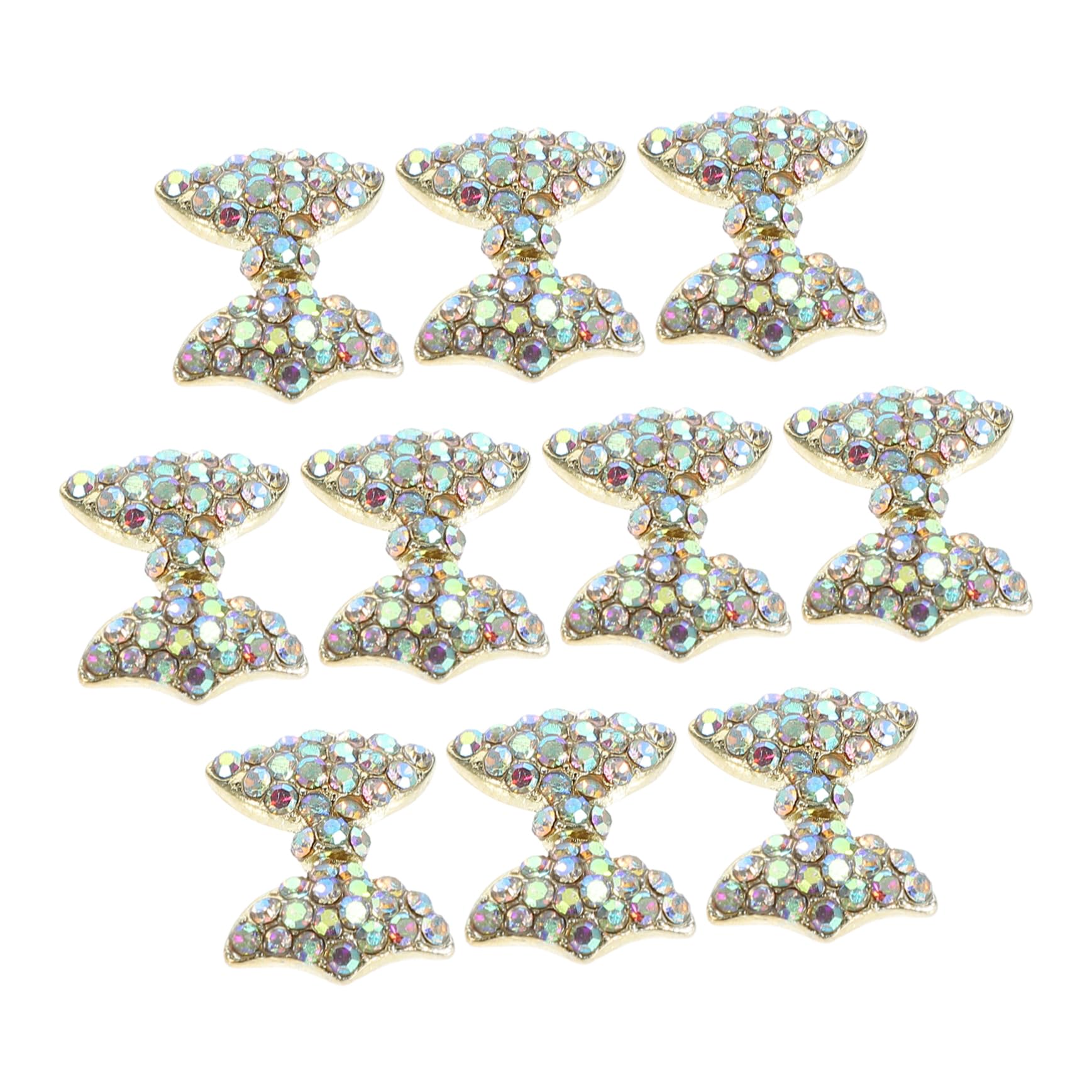 NOLITOY Cute Nail Stickers 10pcs Nail Art DIY Accessories Set Manicure Tools Nail Nail Art Supplies Bulk Nail Charms