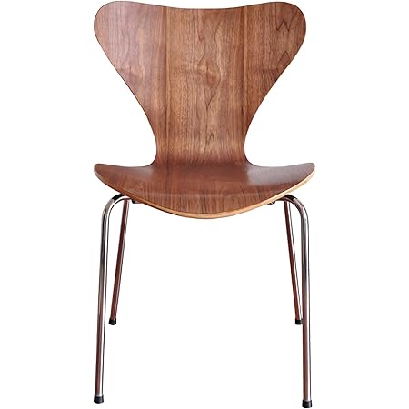 Amazon Ottostyle Jp 北欧家具の代名詞 プライウッドダイニングチェア ウォールナット デザイナーズ アルネ ヤコブセンデザイン ダイニングチェア オンライン通販