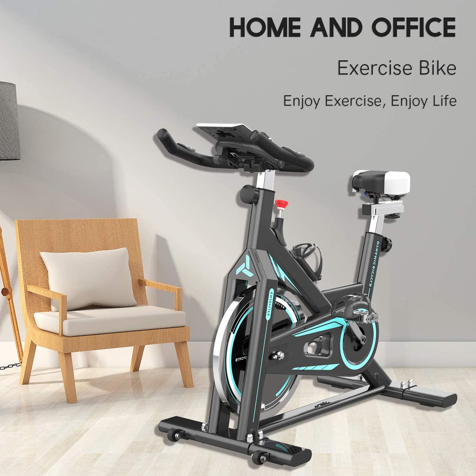 Seria rowerów pionowych, Rower treningowy do jazdy na rowerze stacjonarnym, Rower treningowy z napędem pasowym, Rower stacjonarny do jazdy w pomieszczeniach, Cicha jazda na rowerze fitness