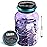 Large Piggy Bank for Adults Kids, Vcertcpl Digital Coin Counting Bank with 1.8L Capacity, Great Coin Bank Money Jar for Adults Kids with Saving Goals, Bank for All US Coins (Purple B)