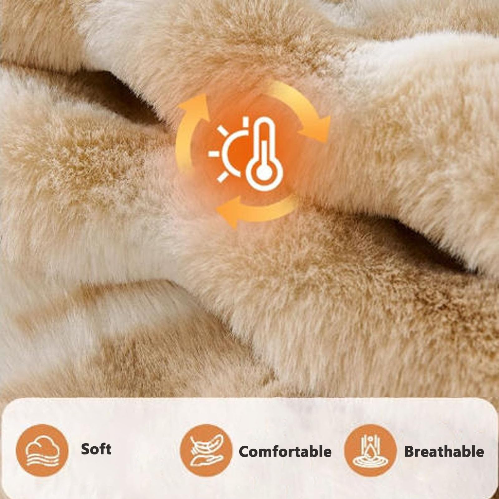 Housse de Canapé Peluche épais,Anti - Griffure Chat Couverture Universelle