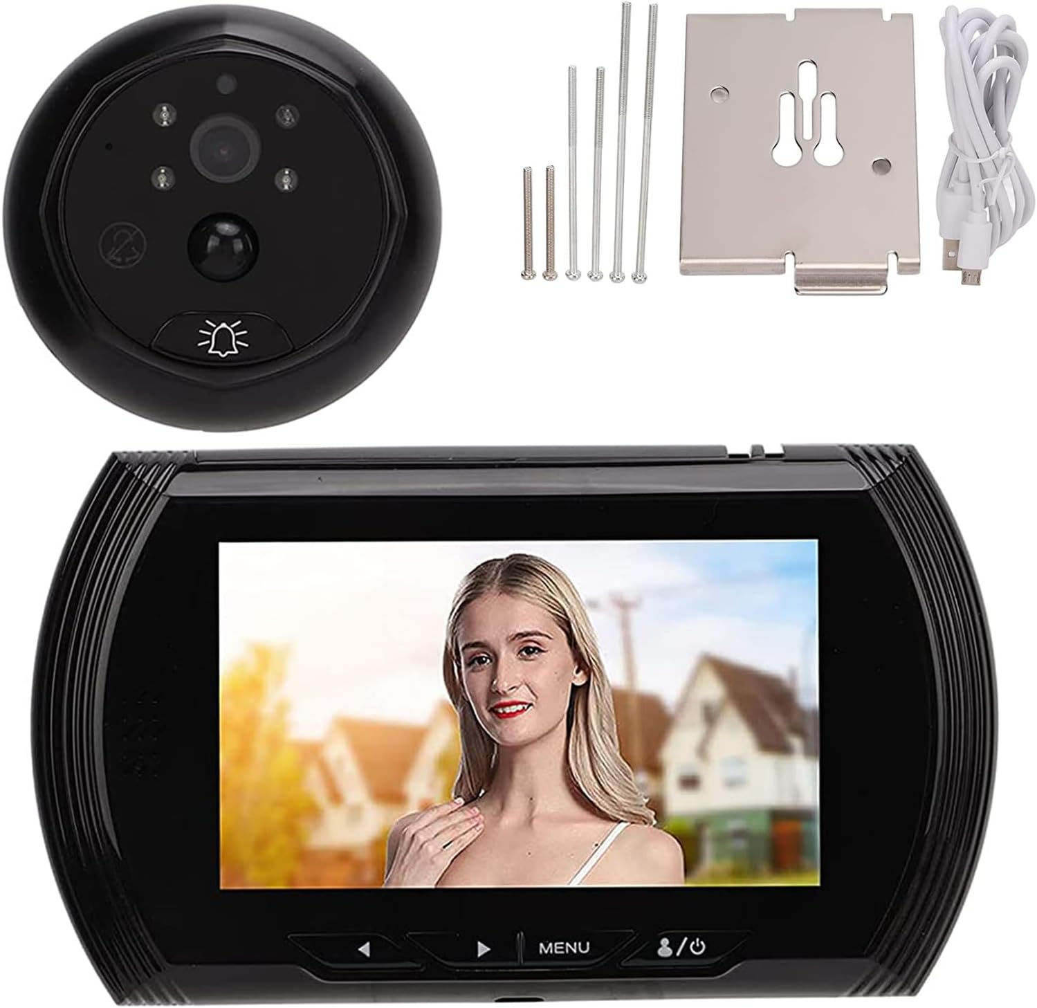 Digital Door Camera Door Viewer, 2MP 1080P Digital Door Viewer Peephole