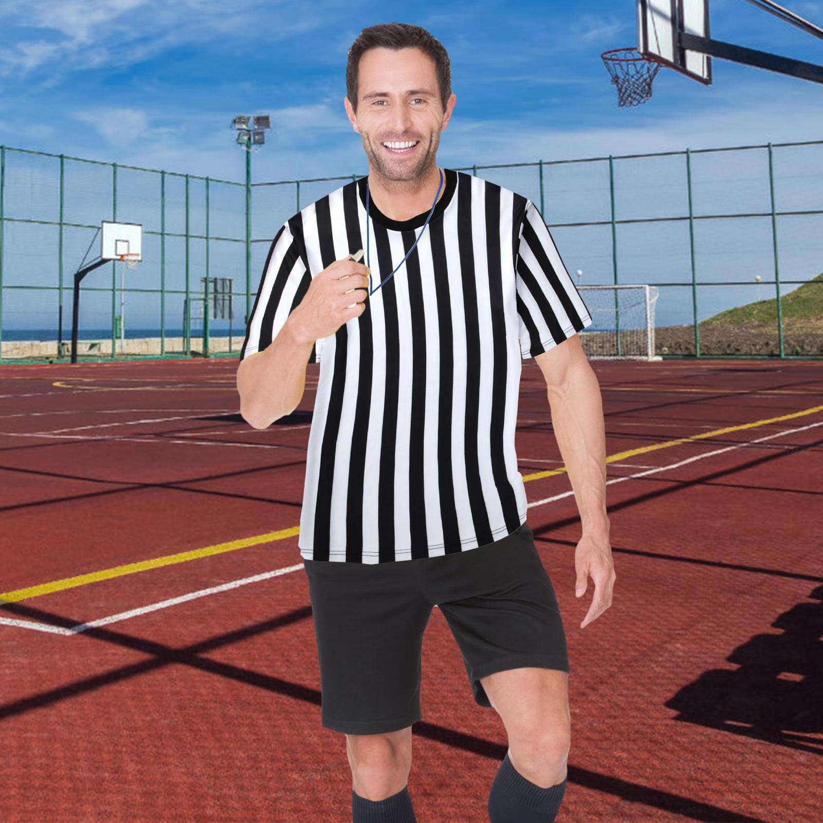 árbitro fútbol | árbitro para Mujer | árbitro árbitro Cuello cómodo para fútbol, fútbol y Deportes