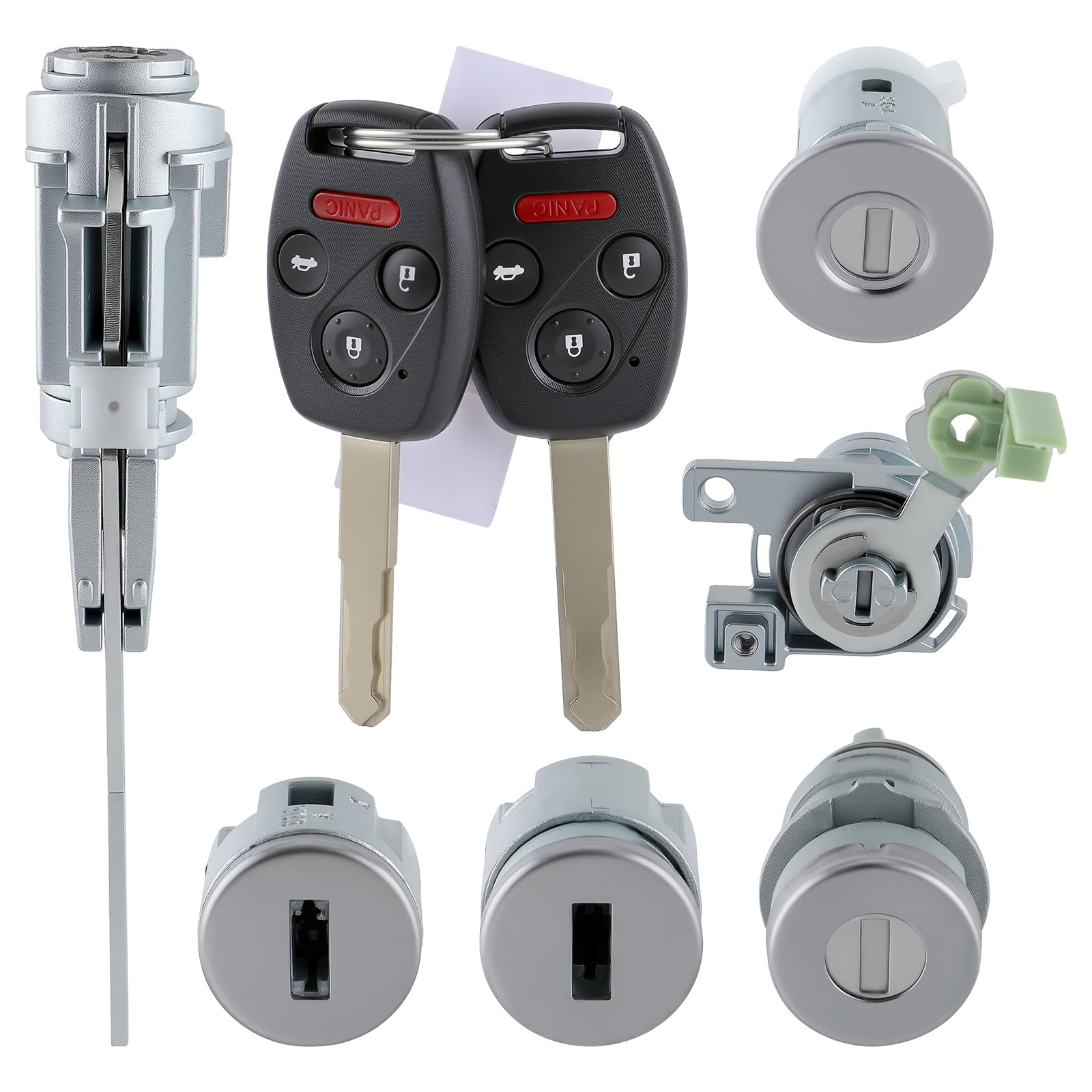 Amazon.com: AUTOKAY Ignition Switch Door Trunk Lock Cylinder Set