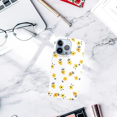 Miniatura 7 de RANZ Funda para iPhone 13 Pro, ultra delgada y brillante, TPU a prueba de golpes, a prueba de arañazos para iPhone 13 Pro (6.1 pulgadas), margarita