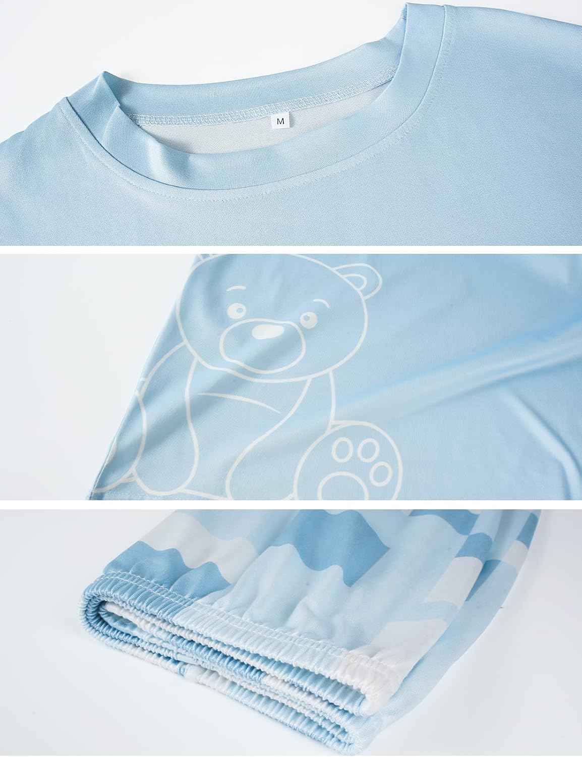 Womens Pajamas Sets Long Sleeve Lounge Sets with Pockets Soft Comfy Pajama Pjs Loungewear Sleepwear 2 Piece - Image 6