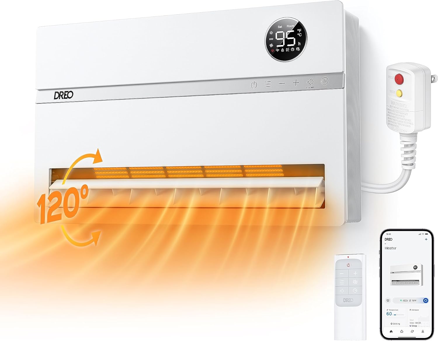 Dreo Wall Heater for Bathroom