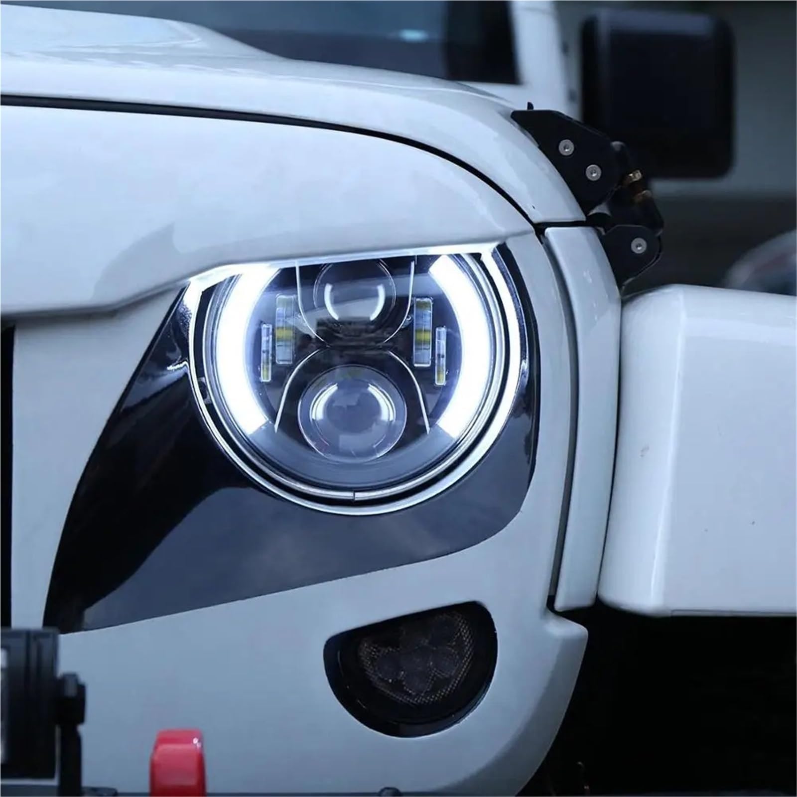 LED Oświetlenie pomocnicze Do Suzuki Samurai SJ410 7 Cal LED Okrągłe