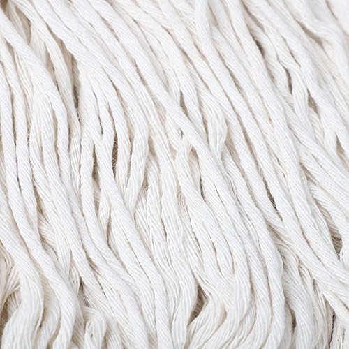 Miniatura 5 de OFO - Cabezal de trapeador de cuerda de algodón con extremo bucle, repuestos de trapeador resistentes, repuesto de cabezal de trapeador para