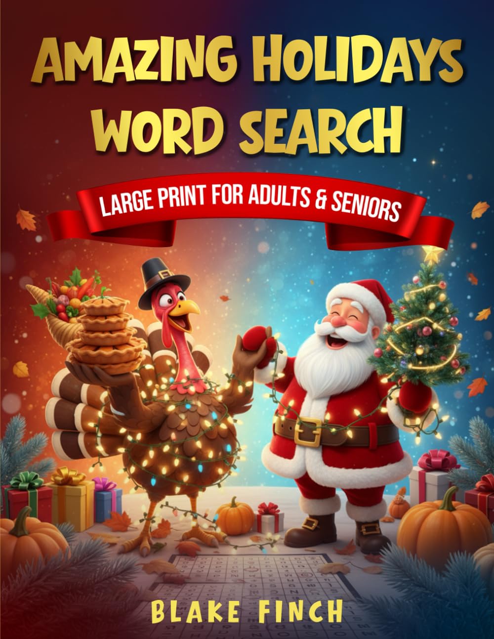 Amazing Holidays Word Search: Large Print for adults & Seniors (The Adult & Senior Brain Treasure Series)