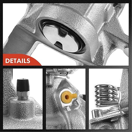 Miniatura 7 de A-Premium Conjunto de pinza de freno de disco sin soporte compatible con modelos selectos de Audi y Volkswagen - A3, A3 Quattro, Beetle, Eos, Golf,