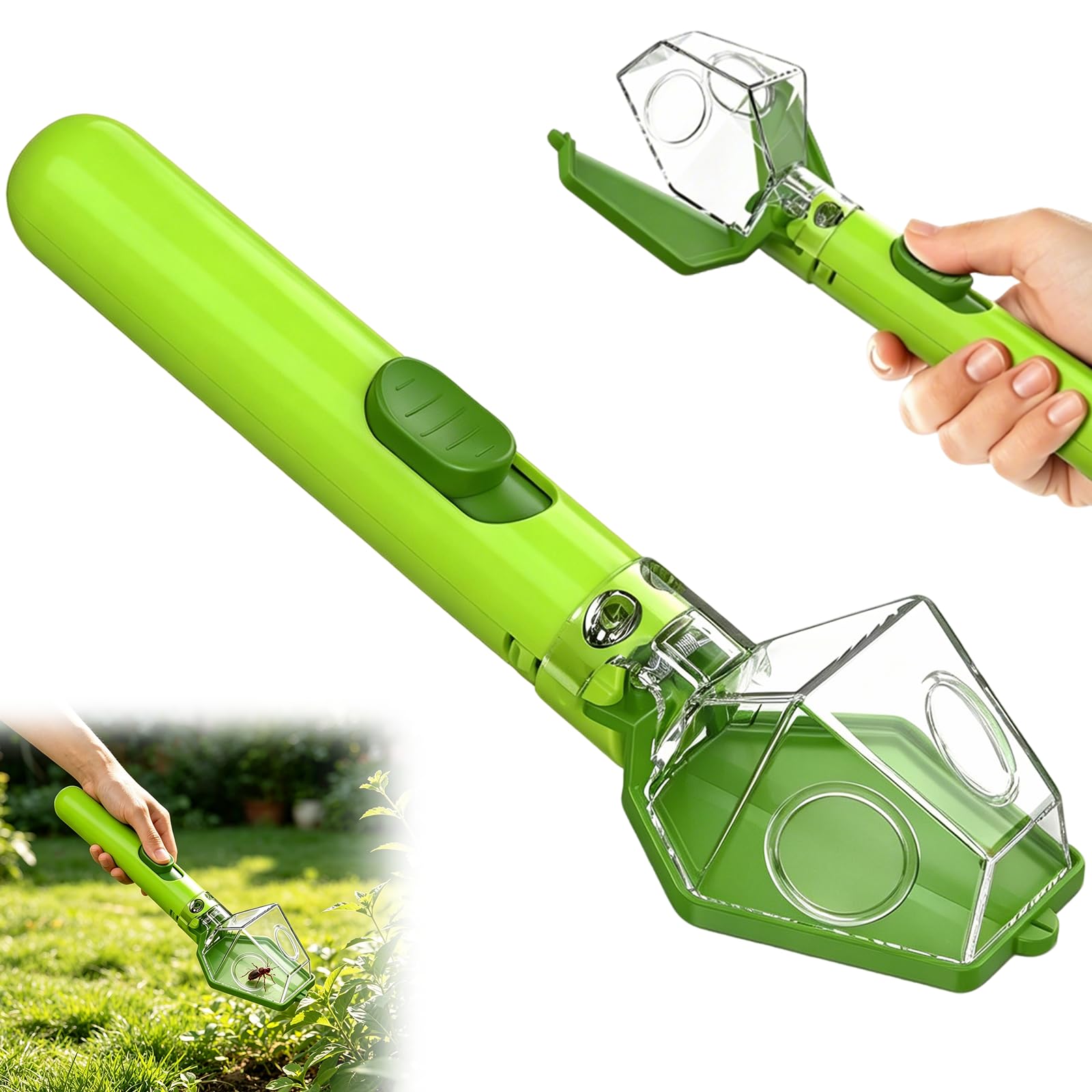 Bug Catcher for Kids, Portable Bug Catcher with 6X Magnifier Glass