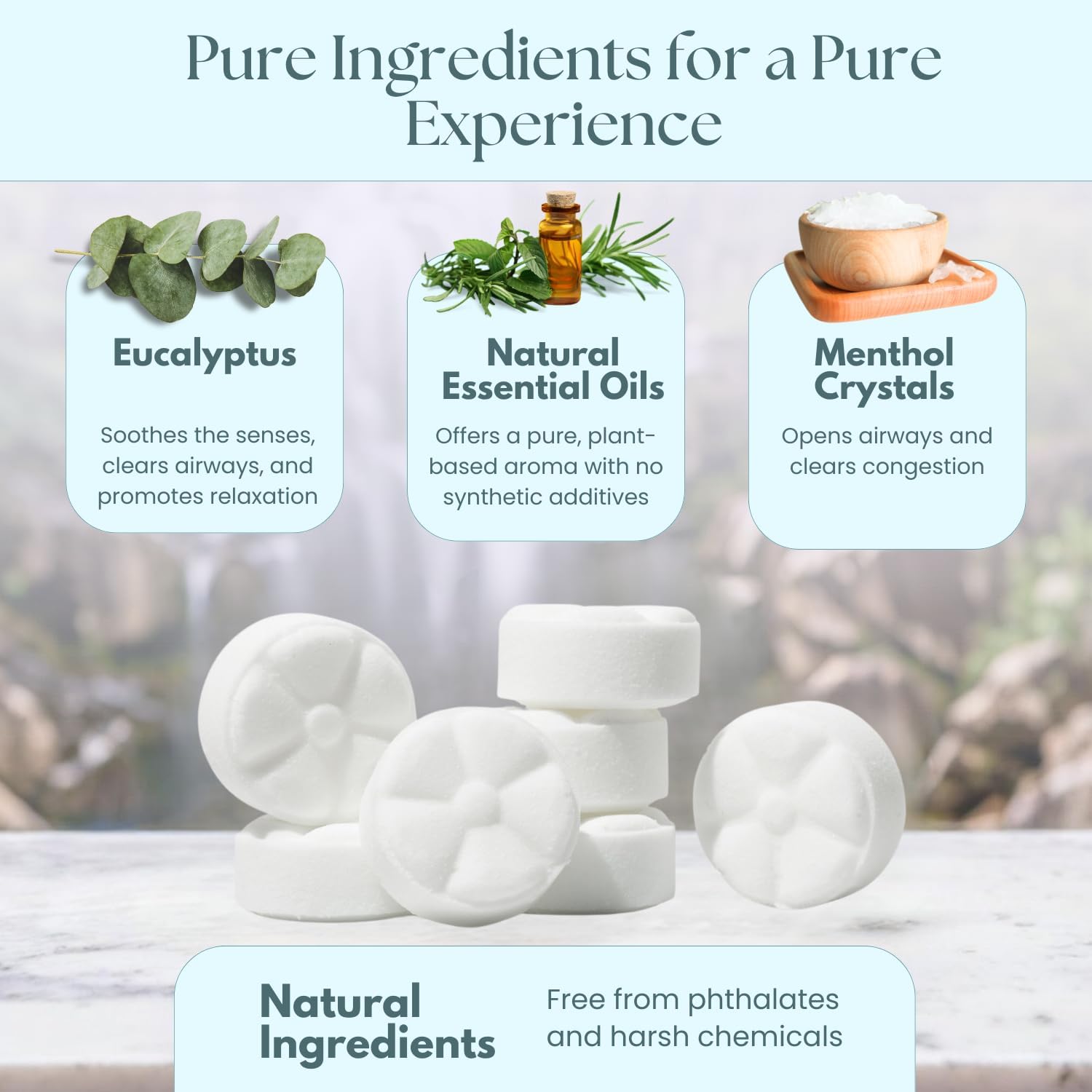 TLG Essence Shower Steamers Aromatherapy 7 Pack – USA Made with Extra Eucalyptus & Menthol – Shower Bomb for Relaxation, Strong-Scented Shower Tablets – Gift for Men & Women - Image 8