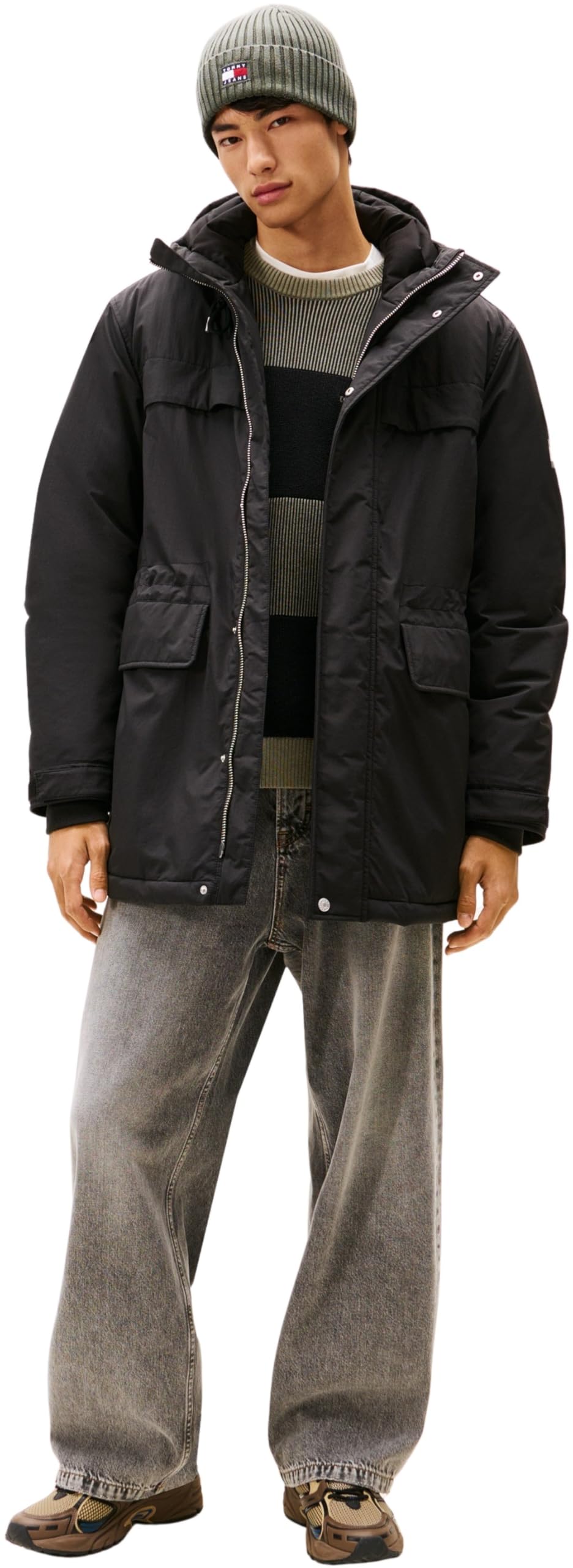 Tommy Jeans Herren Parka City Ready mit Kapuze