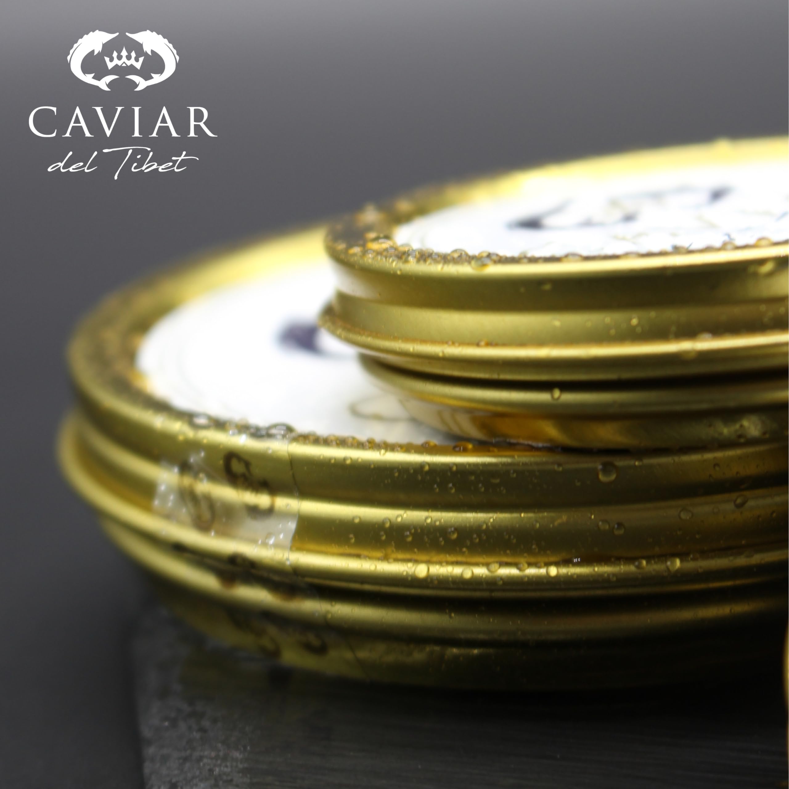 Caviar del Tíbet – Caviar Oscietra 100 GR – Caviar de Esturión Ascipenser Gueldenstaedtii – Huevas de Caviar – Caviar Gourmet
