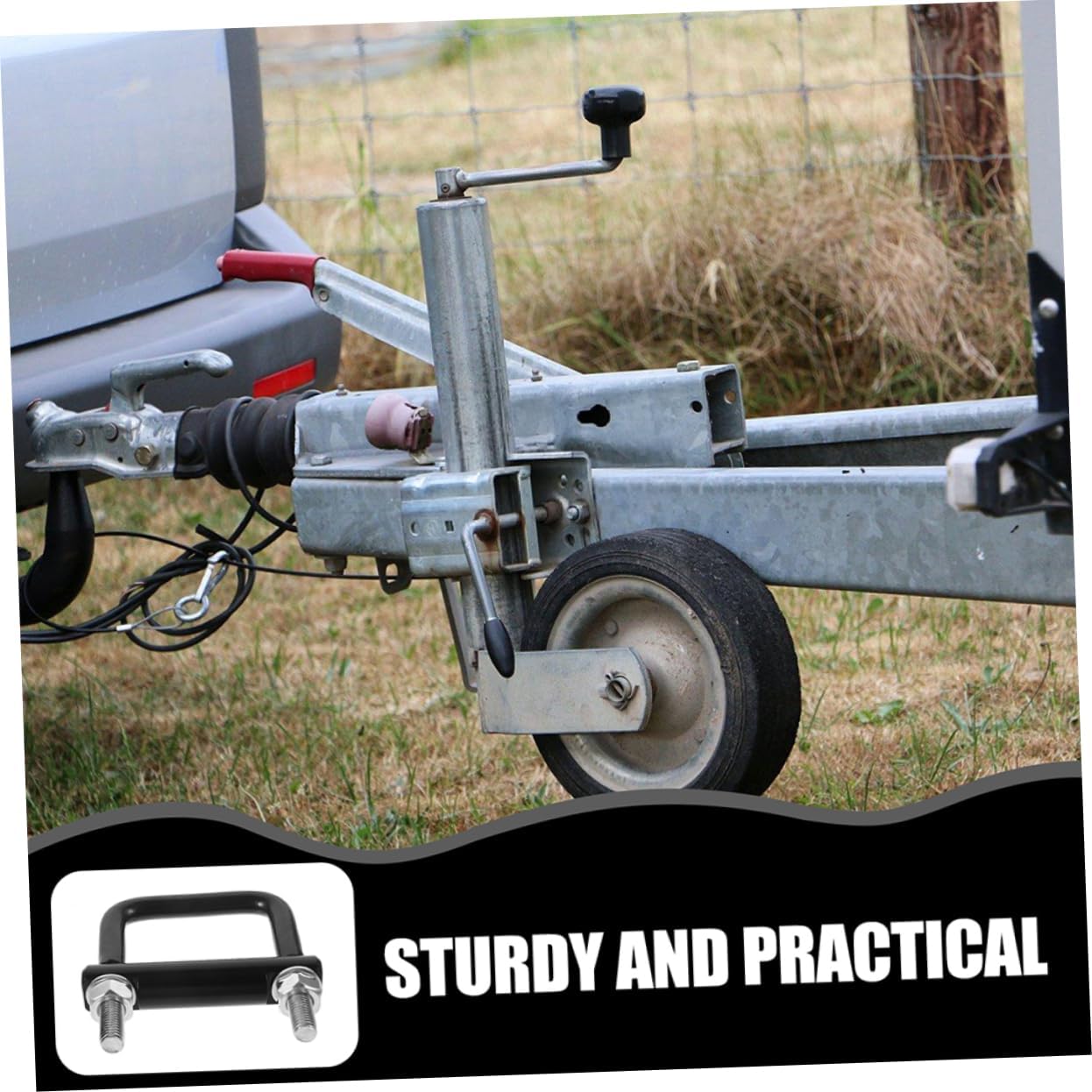 2pcs Trailer Hitch Fastener Clamp Metal Trailer Arm Tightener for Hitch Mount Stabilizer for Rattle Towing