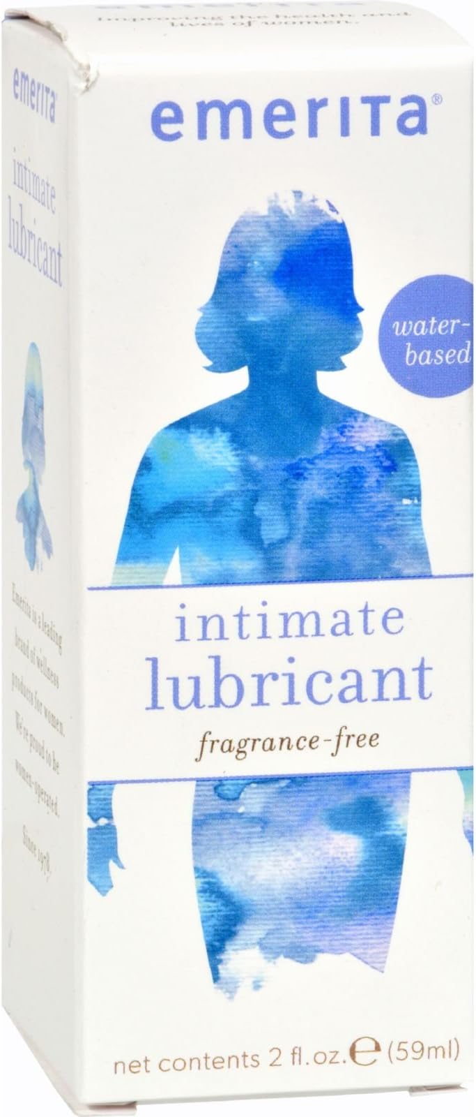 Emerita Natural Lubricant with Vitamin E, 2-Ounce Bottles (Pack of 3)